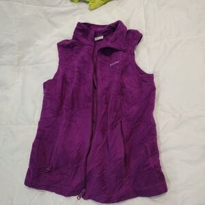 Columbia Rich Purple Sleeveless Fleece